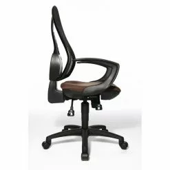 Topstar Drehstuhl Open Point SY - Kunstfaser / Mesh - Dunkelbraun / Schwarz -Büromöbel Verkäufe topstar open point drehstuhl dunkelbraun m ts ast opt dbr 3