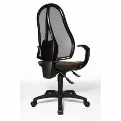 Topstar Drehstuhl Open Point SY - Kunstfaser / Mesh - Dunkelbraun / Schwarz -Büromöbel Verkäufe topstar open point drehstuhl dunkelbraun m ts ast opt dbr 4