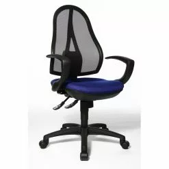 Topstar Drehstuhl Open Point SY - Kunstfaser / Mesh - Royalblau / Schwarz -Büromöbel Verkäufe topstar open point drehstuhl royalblau m ts ast opt ryb 2