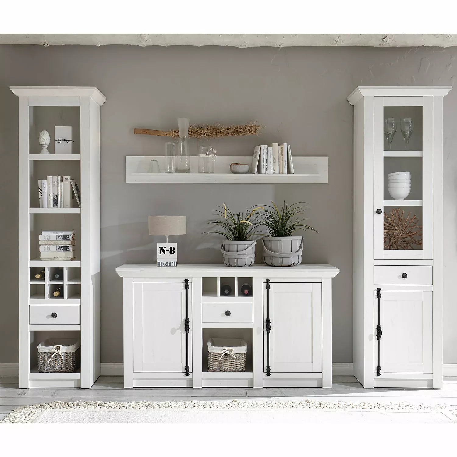 Maison Belfort Regal Geestland I - Pinie Weiß Dekor 5 Maison Belfort Regal Geestland I - Pinie Weiß Dekor – Bild 3