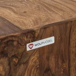 Wolf-Möbel Würfel Yoga - Sheesham massiv - Natur -Büromöbel Verkäufe wuerfel yoga sheesham massiv natur 447889