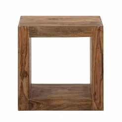 Wolf-Möbel Würfel Yoga - Sheesham massiv - Natur -Büromöbel Verkäufe wuerfel yoga sheesham massiv natur 447891