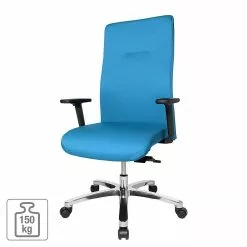 Topstar XXL Bürodrehstuhl 150 kg Big Star 20 - Blau -Büromöbel Verkäufe xxl buerodrehstuhl 150 kg big star 20 blau 5141292