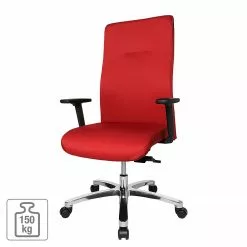 Topstar XXL Bürodrehstuhl 150 kg Big Star 20 - Rot -Büromöbel Verkäufe xxl buerodrehstuhl 150 kg big star 20 rot 5141280